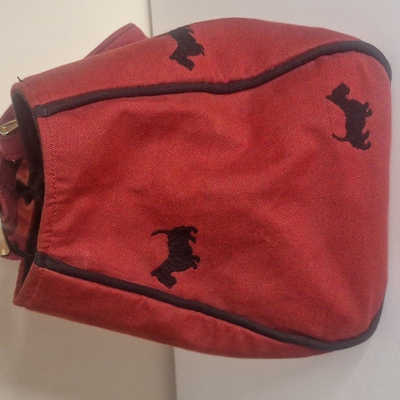 Maddie Deluxe Scottie Dog Print Carrier/Purse/Tote/Crossbody canvas bag - Picture 7 of 11